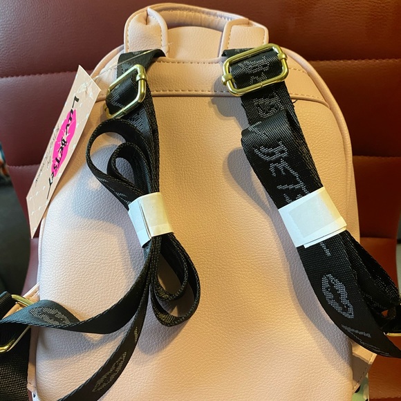 Betsey Johnson Heart Embossed Fashion Backpack - Multi - Picture 3 of 6